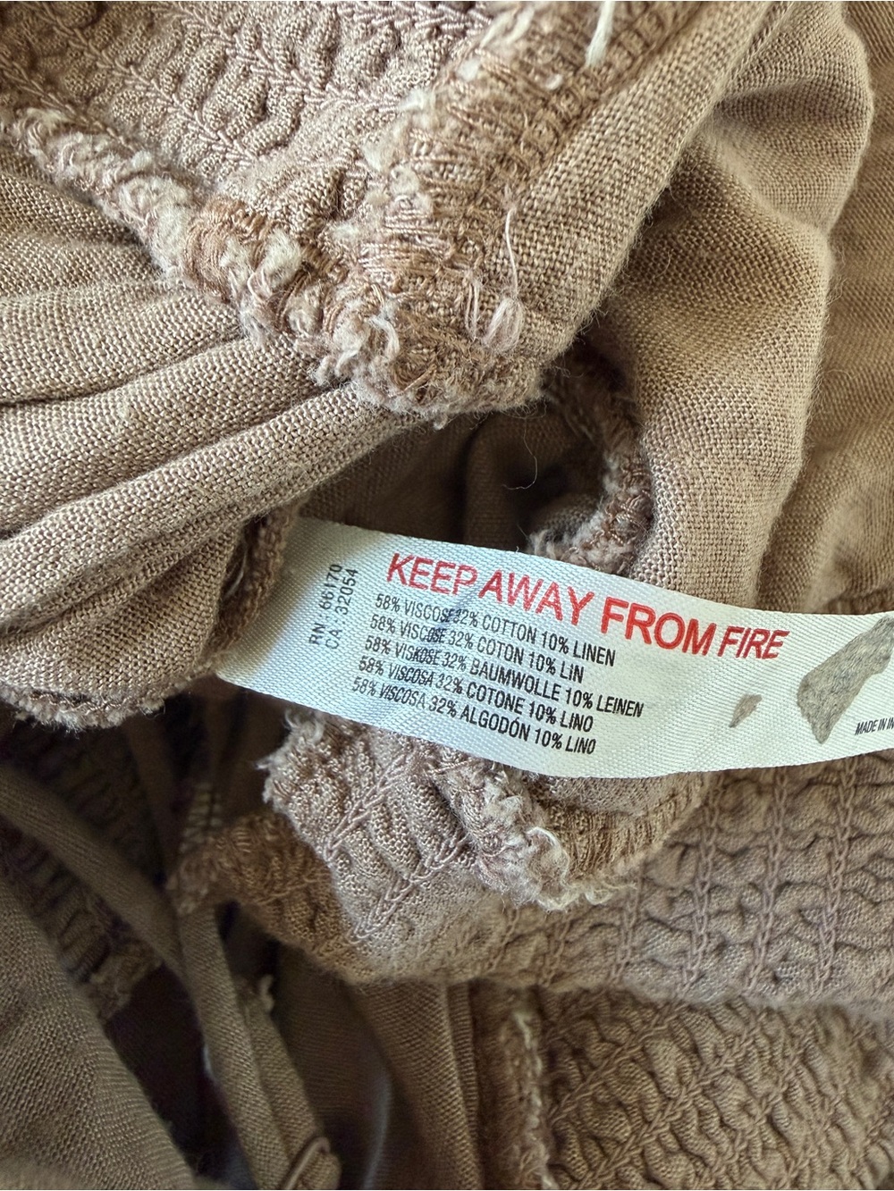 Free People Endless Summer Day Glow One Piece Smocked cutouts Jumpsuit Taupe M - Picture 6 of 9